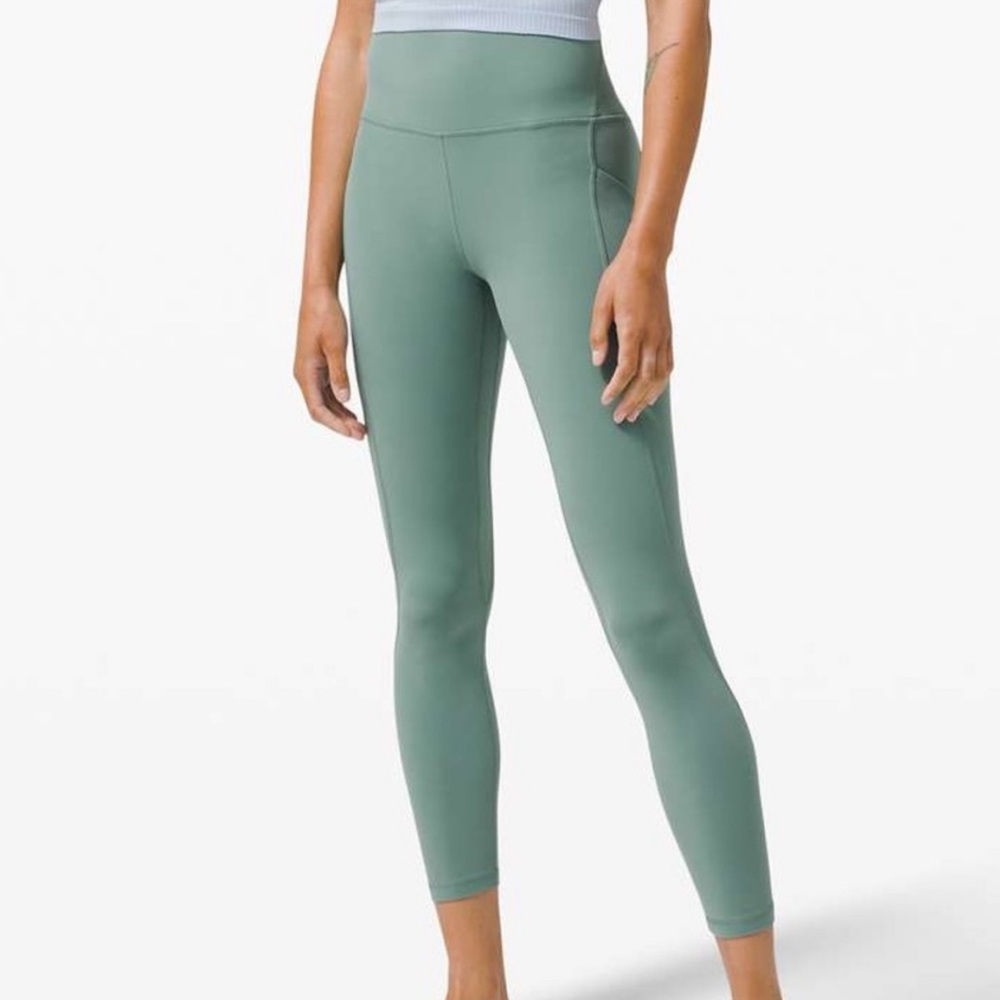 Lululemon Align High Rise Pant with Pockets 25" sz 4
Tidewater Teal - NEW